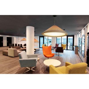 Faro Saigon-in - hanglamp - Ø 130 x 76 cm - mat wit