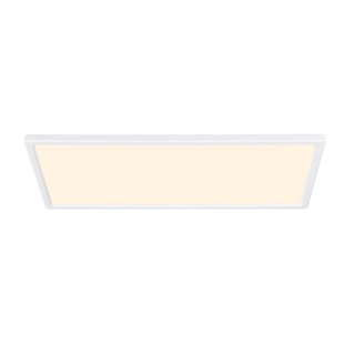 Nordlux Harlow - plafondverlichting - 59,5 x 24,5 x 2,3 cm - 3 stappen Moodmaker SceneSelect functie - 22W LED incl. - IP54 - wit