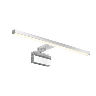 Nordlux Marlee - wandlamp - 50 x 13,6 x 6,4 cm - 8,9W LED incl.  - IP44 - chroom