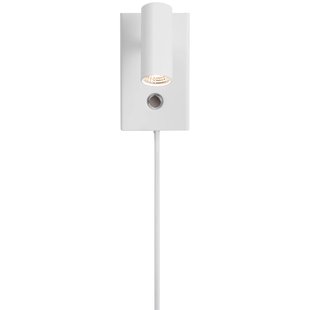 Nordlux Omari - opbouw wandlamp met schakelaar - 7 x 12 x 12 cm - 3 stappen dimmer - 3,2W LED incl. - wit