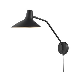 Design for the People Darci - wandverlichting met schakelaar - 55 x 11 x 36,5 cm - zwart