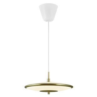 Design for the People Blanche 32 - hanglamp - Ø 32 x 314 cm - 15W dimbare LED incl. - messing