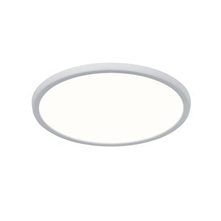 Nordlux Oja - plafondverlichting - Ø 29,4 x 2,3 cm - 15W LED incl. (3000K/4000K) - IP54 - wit
