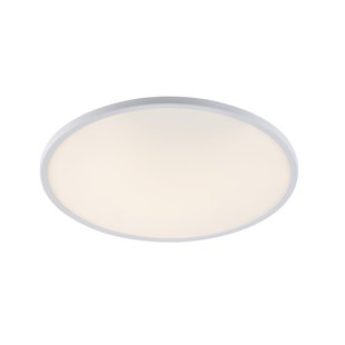 Nordlux Oja - plafondverlichting - Ø 42,4 x 2,3 cm - 24W dimbare LED incl. (3000K-4000K) - IP54 - wit
