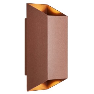 Nordlux Nico - buiten wandlamp - 8 x 8 x 23,5 cm - IP54 - roest