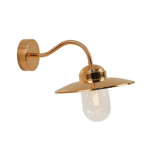 Nordlux Luxembourg - buiten wandverlichting - 26 x 27 cm - IP54 - koper