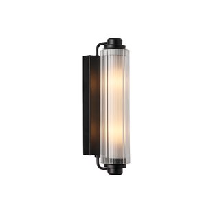 Nordlux Nimal - wandlamp - 7,8 x 12,5 x 35 cm - IP44 - zwart