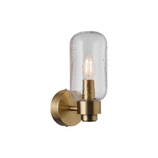 Nordlux Tutan - wandlamp - 9 x 23 x 15 cm - IP44 - goud