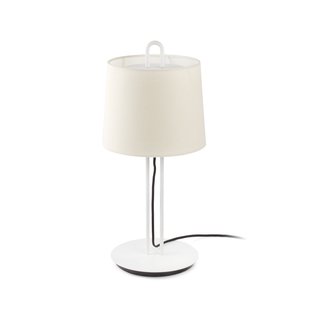 Faro Montreal - tafellamp - Ø 25 x 54 cm - wit en beige