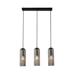 Nordlux Miella - hanglamp 3L - 52 x 10 x 160 cm - gerookt