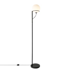 Nordlux Wilson - vloerlamp - Ø 25 x 159 cm - zwart met wit