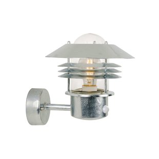Nordlux Vejers Sensor - buiten wandverlichting met bewegingsdetector - 22 x 23 x 26 cm - IP54 - gegalvaniseerd staal