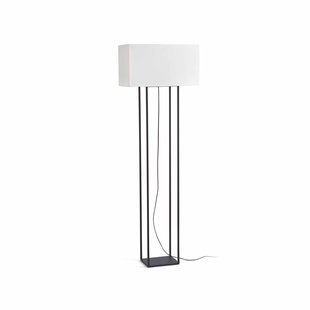 Faro Vesper - staanlamp - 135 cm - bruin en beige
