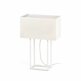 Faro Vesper - tafellamp - 40 x 20 x 60 cm - wit en beige