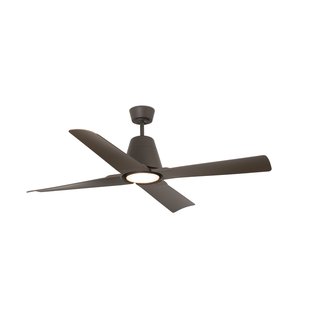 Faro Typhoon - plafondventilator met afstandsbediening - Ø 130 cm - IP44 - bruin