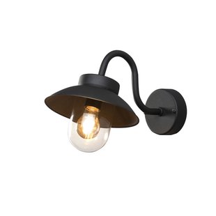 Konstsmide Vega Mini - buiten wandlamp - 22 x 36 x 24,5 cm - IP44 - zwart