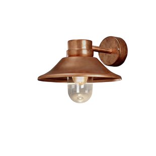 Konstsmide Vega - buiten wandlamp - 29 x 36 x 26,5 cm - IP54 - koper
