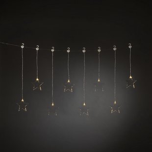 Konstsmide kerstverlichting - lichtgordijn - 105 x 59 cm - transparant