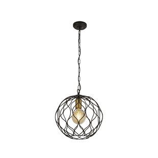 Searchlight Finesse - hanglamp - Ø 31,5 x 85 cm - mat zwart