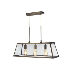 Searchlight Voyager - hanglamp - 65 x 20 x 100 cm - antiek messing