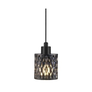 Nordlux Hollywood - hanglamp - Ø 10,8 x 317,7 cm - gerookt glas