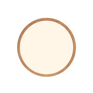 Nordlux Oja - plafondverlichting - Ø 29,4 x 2,3 cm - 3 stappen Moodmaker SceneSelect functie (2700K) - 18W LED incl. - 2700K - houtfolie