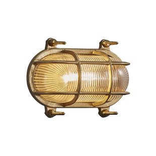 Nordlux Helford - buiten wandverlichting - 19 x 12,5 cm - IP64 - messing