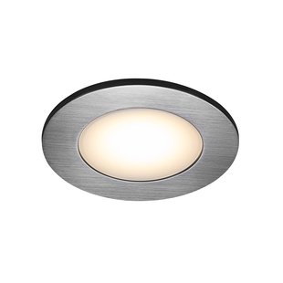 Nordlux Leonis - set van 3 - Ø 85 mm, Ø 68 mm inbouwmaat - 4,5W LED incl. - IP65 - nikkel
