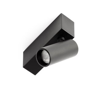 Faro Neso Hole - Magnetisch railspot - 20 x 3,5 x 10 cm - 5W DALI dimbare LED incl. - 20° lichtbundel- zwart