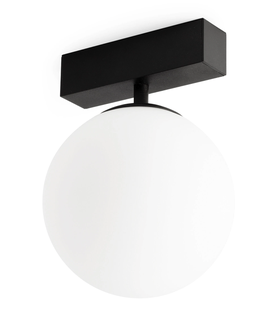 Faro Neso Unik - armatuur voor magnetische rail - 16,5 x 15 x 21,5 cm - 5W LED warm wit (2700K) incl. - opaal