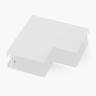 Faro Neso - binnen hoek opbouw connectie stuk - magnetisch railsysteem -wit