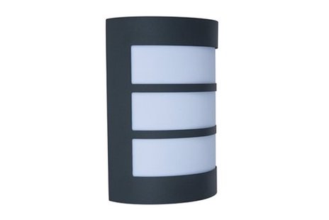 Lutec Nila - buiten wandverlichting - 16 x 10 x 22 cm - IP44 - grijs