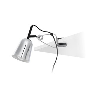 Faro Studio - klemlamp - 9 x 30 x 14 cm - glanzend chroom