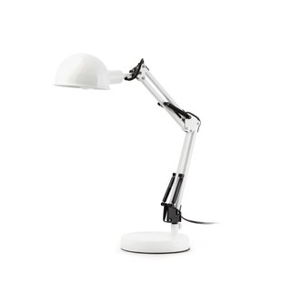 Faro Baobab - bureaulamp - 34 x 16 x 49 cm - mat wit