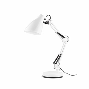 Faro Gru - bureaulamp - 33 x 15,7 x 50 cm - mat wit