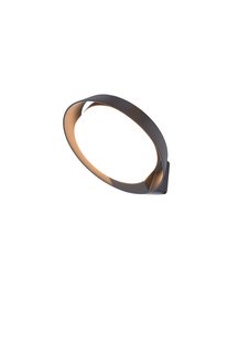 Lutec Polo - buiten wandverlichting - 16,2 x 18 x 16,4 cm - 15W LED incl. - IP54 - antraciet