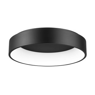 Nova Luce Rando - plafondverlichting - Ø 60 x 13 cm - 42W LED incl. - zwart
