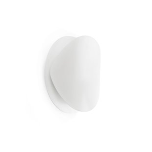 Faro Ovo - wandverlichting - Ø 24 x 6,5 cm - mat wit