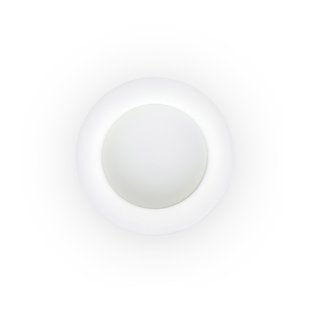 Faro Side - wand/plafondverlichting - Ø 45 x 12 cm - 17W LED incl. - mat wit