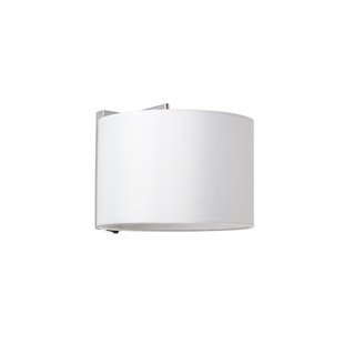 Faro Sahara - wandverlichting met schakelaar - 20 x 25 x 21 cm - wit en chroom