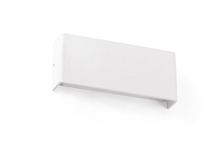 Faro Nash - wandverlichting - 21 x 4 x 9 cm - 8W LED incl. - mat wit