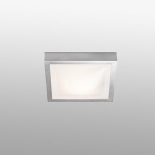 Faro Tola - plafondverlichting - 27 x 27 x 9 cm - IP44 - aluminium