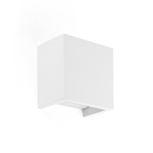 Faro Oslo - wandverlichting - 12,5 x 7,5 x 12,5 cm - mat wit