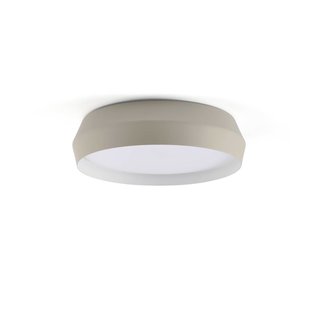 Faro Shoku - plafondlamp - Ø 35 x 9,3 cm - 24W dimbare LED incl. - beige