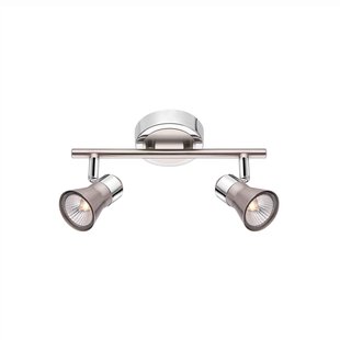 Nova Luce Galeria - opbouwspot 2L - 25 x 16,5 cm - satijn nikkel