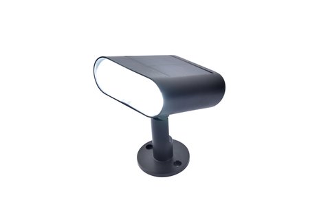Lutec Ginbo - grondspot op piek en zonne-energie met bewegingsmelder - slimme verlichting - Lutec Connect - 8,6 x 10,9 x 15,5 cm - 7W LED incl. - IP54 - zwart