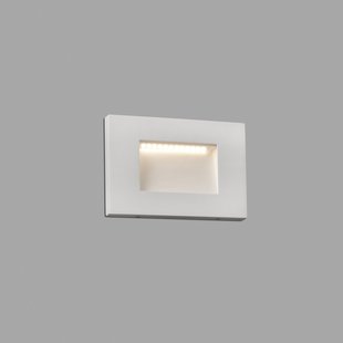 Faro Spark II - inbouw wandverlichting - 10,5 x 7,5 cm - 5W LED incl. - IP65 - mat wit