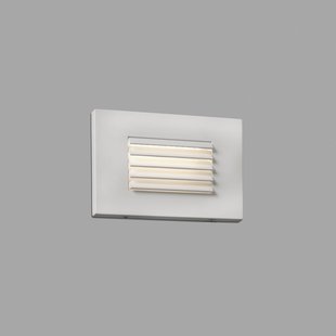 Faro Spark - inbouw wandverlichting - 10,5 x 7,5 cm - 5W LED incl. - IP65 - mat wit