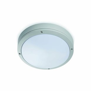 Faro Yen - plafondverlichting - Ø 27,5 x 8.6 cm - IP54 - grijs