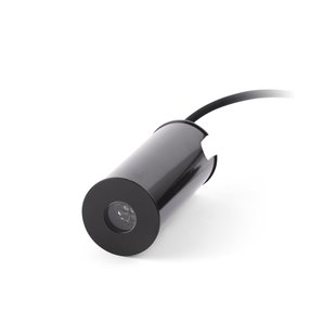 Faro Grund - ronde grondspot voor buiten - Ø 37 mm, Ø 32 mm inbouw - 2W LED incl. - IP67 – zwart – warm witte lichtkleur (3000K)